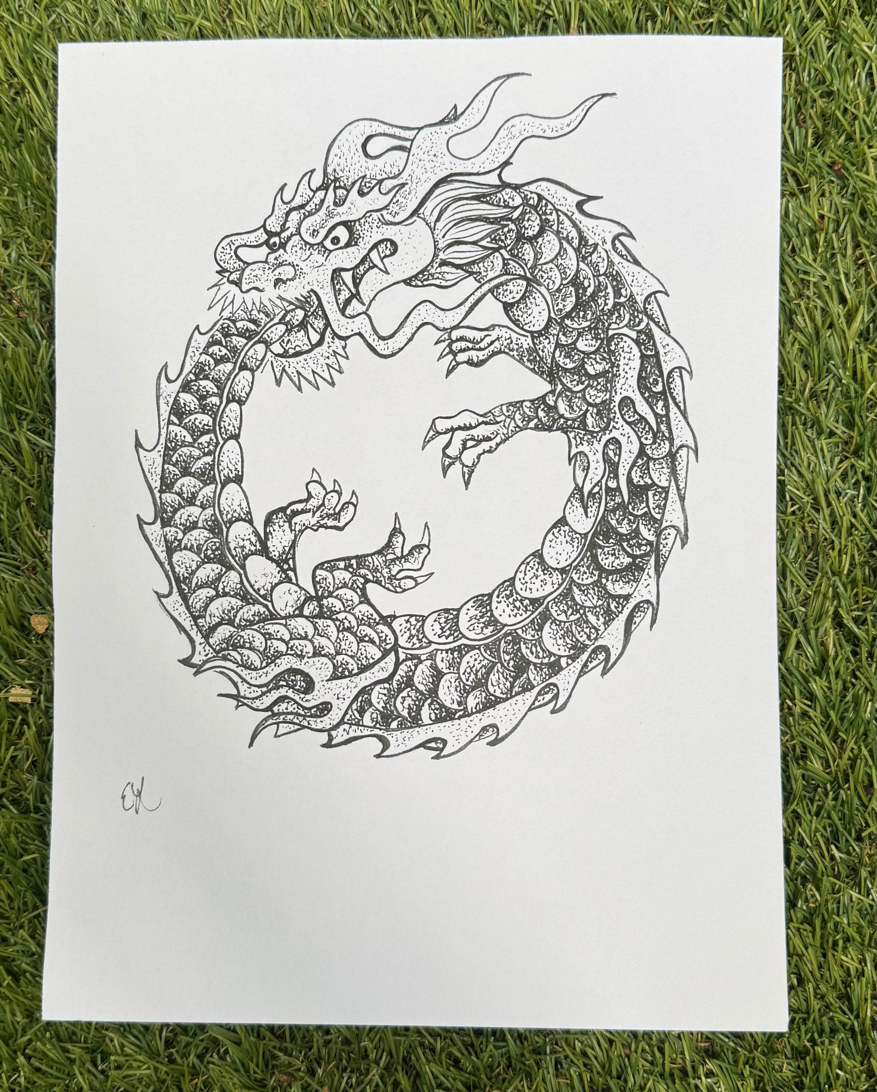 Dragon Ouroboros - Print