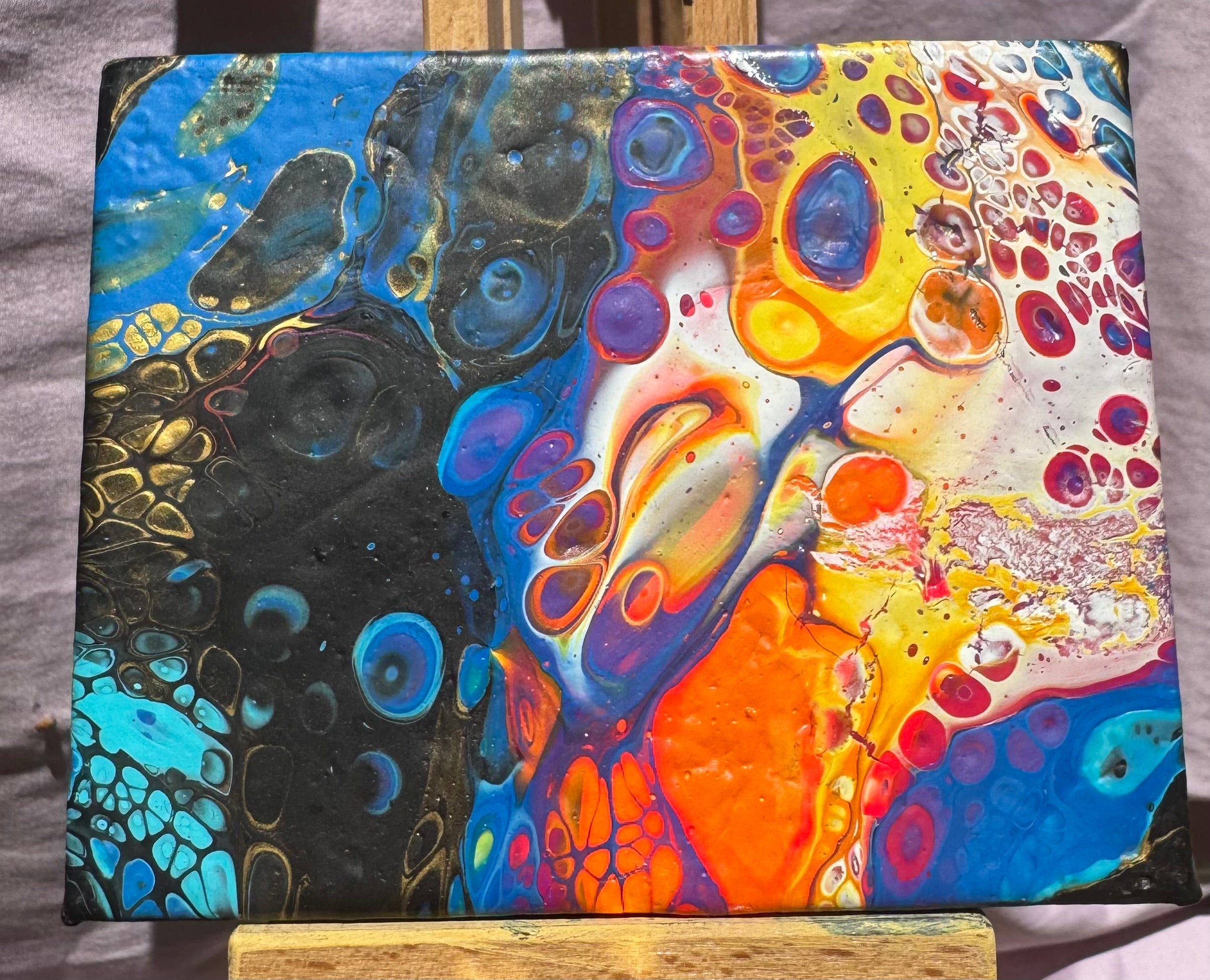 Chromatic Explosion (mini painting)