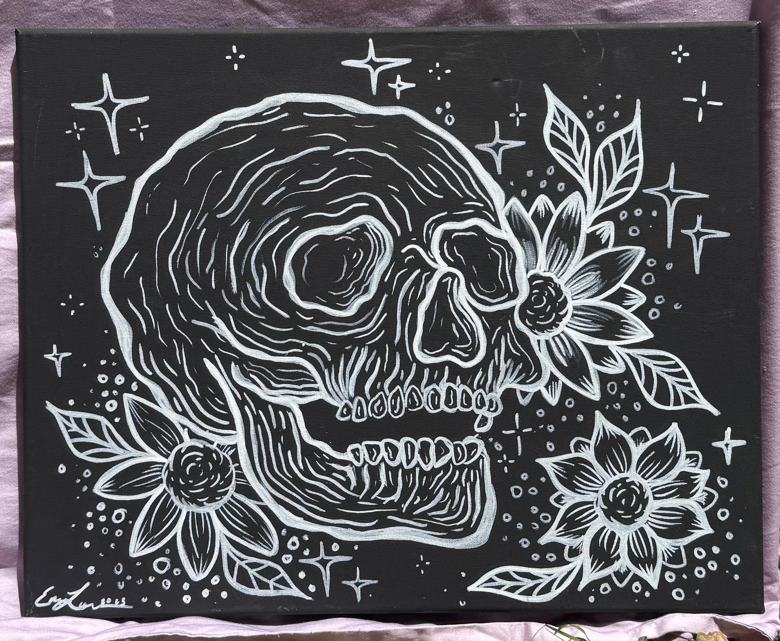Flower Skull